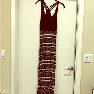 Long Black and white dress